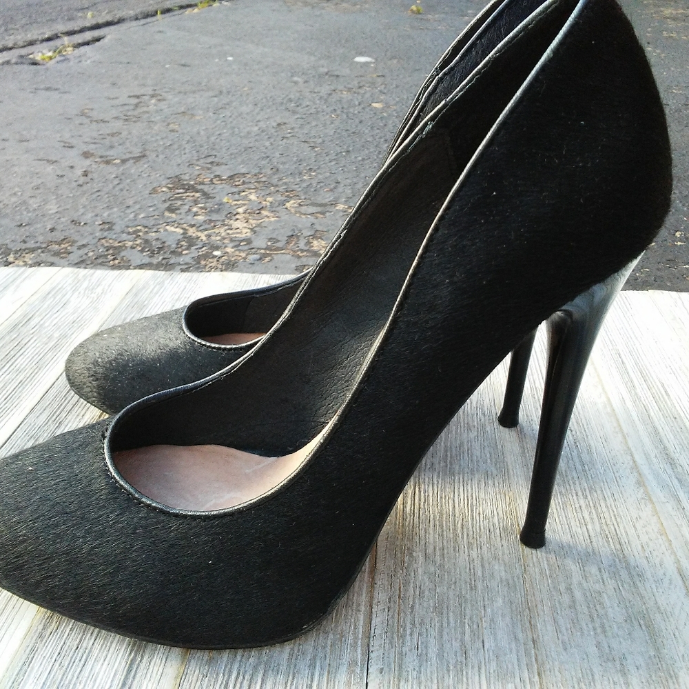 Maiden Lane Black Size 7 Women's Heels Pump